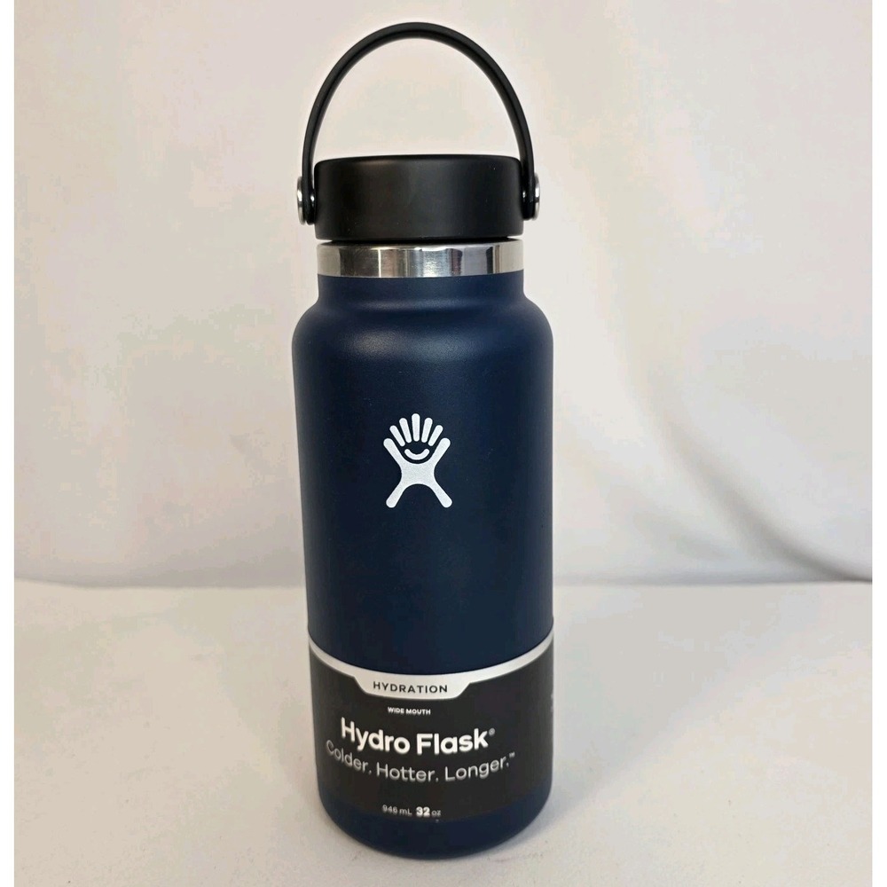 Hydro Flask 32 Oz Indigo Wide Mouth Flex Cap W32BTS464